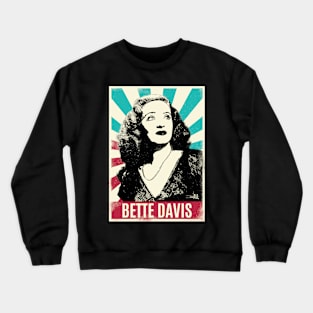 Vintage Retro Bette Davis Crewneck Sweatshirt